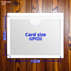 ที่ใส่ป้าย PVC แบบมีกาว<span class=keywords><strong>ใน</strong></span>ตัว ขนาดสั่งทำได้ กันน้ำ กันฝุ่น สำหรับชั้นวางสินค้าในคลังสินค้า - Product Image 5