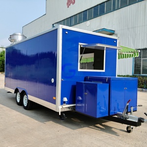 YLROAD 5m Custom Mobile Food Truck with Commercial Deep Fryer Fast Food and Snack Trailer for the European Market - Product Image 2