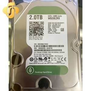 ฮาร์ดดิสก์ WD20EZRX สีเขียว ความจุ 2TB ขนาด 3.5 นิ้ว <span class=keywords><strong>SATA</strong></span> 6Gb/s สำหรับเดสก์ท็อป หน่วยความจำ 64MB ความเร็ว 5400RPM - Product Image 4