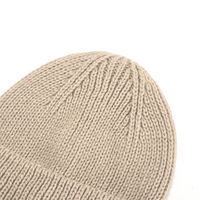 Gorro de Punto Cálido de Invierno Color Caqui Sólido para Adultos, Ideal para Viajes al Aire Libre, Hecho de Hilo de Algodón, Unisex, Color Personalizado, Talla 54-56CM