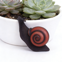 Décoration suspendue fantaisie pour jardin en forme d'animal, figurine décorative résistante aux intempéries pour arbre extérieur, statue d'escargot décorative pour jardin et terrasse