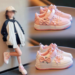 Zapatillas deportivas de malla con luces para niñas, con diseño de velcro y cordones, para todas las estaciones, para niños, precio al por mayor - Product Image 5