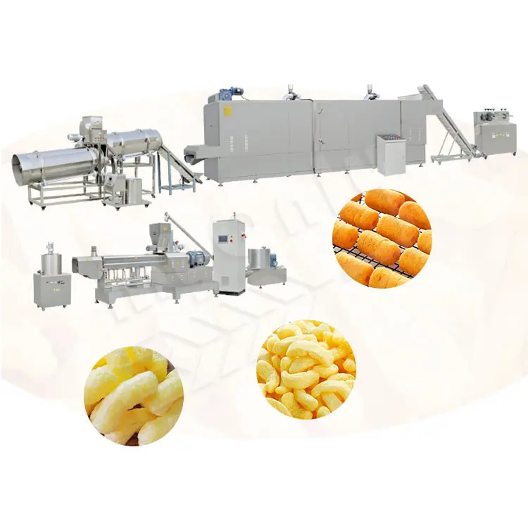 MYONLY Fully Automatic Puff Corn Ring Snack Product Make Machine Cheap Mini Twin Screw Extruder for Snack