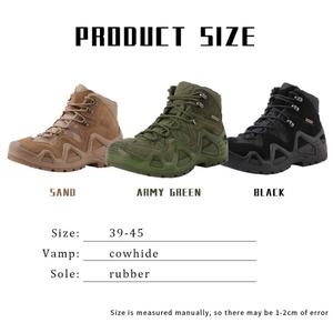 Bottes de randonnée personnalisées pour hommes, bottes tactiques, bottes de chasse, chaussures de sécurité pour hommes, bottes de combat tactiques - Product Image 6