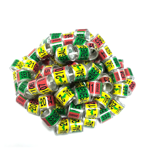<span class=keywords><strong>GSF</strong></span> customed Content 8mm Racing piccione nucleo in alluminio con anello di plastica uccello FCI gamba anelli - Product Image 2