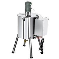 Machine de remplissage automatique de tubes, bouteilles, pots, crèmes, pâtes, cosmétiques, rouges à lèvres et gloss, avec agitation chauffante et thermostat, 15L
