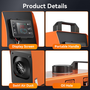תנור דיזל חדש 2 קילוואט/8 קילוואט 12 וולט/24 וולט/220 וולט לחנייה, תנור אוויר בהתאמה אישית לאוהלים/יאכטות לשימוש כללי - Product Image 2