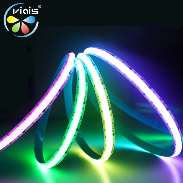 DC24V  Slim Smart Flexible Colorful Adressable COB LED Strip Light Luces Led 20 Copper 80 Light Strings RGB 216led APP Conteol