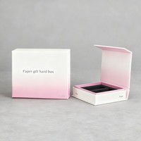 Boîte d'emballage en lamination mate pour soin de la peau, tonique, lotion/vernis à ongles, huile/crème pour les yeux, boîte en papier, encre de soja, boîte de sérum pour le visage en relief