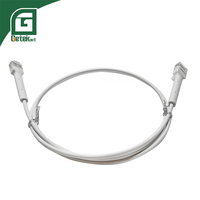 Geteknet OEM 0,15 m azul claro Belden Cat6 28 AWG UTP FTP LAN Patch Cord RJ45 Cat5e 3M Cable De 90 grados De Red Cat7 Utp Cat5 30 m