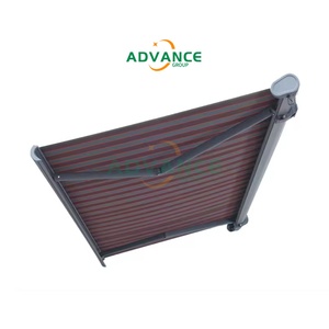 <span class=keywords><strong>Couverture</strong></span> escamotable moderne d'ombre de patio d'auvent de cassette complète pour le restaurant extérieur de café d'espace - Product Image 2