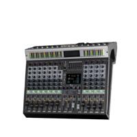 Table de mixage DJ 12 canaux MK12 Effets de réverbération numériques 99 DSP intégrés Table de mixage audio numérique professionnelle