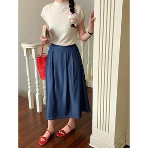 Pull d'automne pour femmes coupe ajustée, décontracté ample et polyvalent chemise à manches longues creuse à col rond - Product Image 6