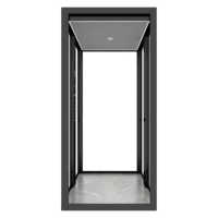 Ascenseur de villa à cadre en acier inoxydable, garantie de 2 ans, capacité de charge de 400 kg, design moderne, ascenseur de villa