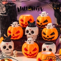 Nouveau 2026 Marché Nocturne d'Halloween Tête de Citrouille Fantôme Jouet Anti-stress à Presser Jouet de Décompression Décoration Unisexe Jeunesse
