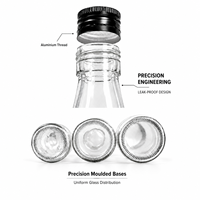 Bouteille en verre pour spiritueux de 200 ml, 375 ml, 500 ml pour whisky et brandy avec bouchon en aluminium, OEM, ODM, logo personnalisé, couleur, fournisseur en gros