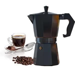 Novo Design Italiano-máquina de Café Espresso moka pot-Pequeno Personalizado Clássico Alumínio Moka Pot