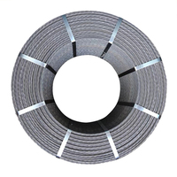 Fil d'acier à haute résistance ASTM A416 1860 MPa 12,7 mm à haute teneur en carbone pour béton précontraint 7 brins