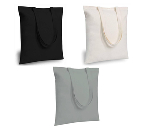 Sacs en toile vierges personnalisés avec logo imprimé, prix abordable, réutilisables, écologiques, en coton, pour le shopping - Product Image 3