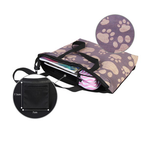 <span class=keywords><strong>Sac</strong></span> fourre-tout décontracté pour femme avec <span class=keywords><strong>photo</strong></span> de femme africaine, motif floral, fermeture éclair durable, sacs en tissu imprimé africain pour femmes - Product Image 6