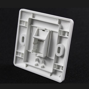 แผงพอร์ตเดี่ยวชนิด 86 สำหรับโมดูลโทรศัพท์เครือข่าย RJ11 RJ45 - Product Image 2