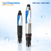 Capteur de qualité de l'eau ORP industriel continu en ligne ORP-406C POM ABS ORP-406 POM 316L RS485 IP68 Réponse rapide