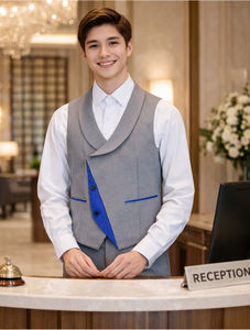 Traje de caballero personalizado OEM ODM para hombre, traje formal de negocios - Product Image 5