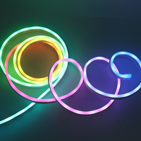 Guirlandes lumineuses de Noël pour décoration extérieure, bande LED néon étanche, commande intelligente par application WIFI, guirlande lumineuse LED néon IP68PVC pour décorations