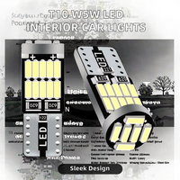 Ampoules LED pour voiture T10 W5W Canbus 12V YZ-T10-4014-26SMD 3W Garantie 2 ans Éclairage intérieur de voiture Plafonnier de lecture Carte Tronc Plaque d'immatriculation
