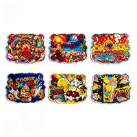 Bolsa de Embalaje con Cierre Ziplock de Mylar, Forma Irregular, Flexible, Especial, para Galletas, Dulces, Gelatina, Bocadillos, Alimentos, Chocolate, Disponible en Stock