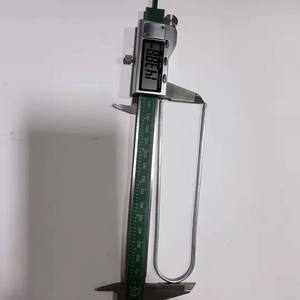 Piquets de jardin en acier galvanisé en forme de U de 6 pouces à tête plate, à tige lisse, pour aménagement paysager, barrière, couvre-sol et tuyau d'irrigation - Product Image 1