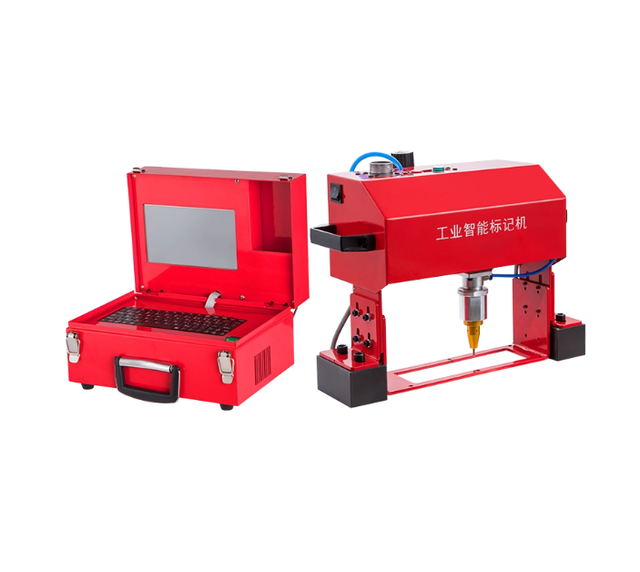 170x110mm Portable Engraving Hand-Held Pneumatic Electric Lettering Marker Optional Touch Screen Nameplate Marking Machine