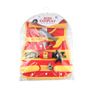 Disfraz de bombero rojo para niños más Popular para el día de la carrera, uniforme de fiesta de Halloween, traje de trabajo con pantalones y vestidos superiores - Product Image 4
