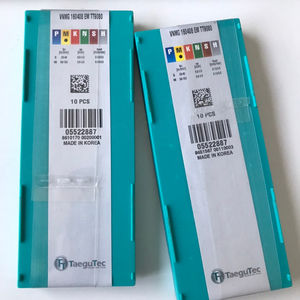 Plaquettes de tournage CNC en carbure VNMG 160408 EM TT9080 Taegutec, revêtement PCD/PCBN, HRC45, outils de tournage externes, stock OEM - Product Image 5