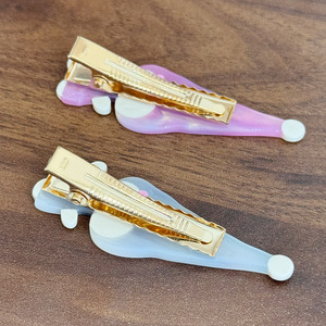 Fermaglio per capelli a becco d'anatra in fibra di acetato fatto a mano XIYU, con simpatico cartone animato |   Accessorio Multifunzionale per Coda di Cavallo e Frangia per Bambini - Product Image 4