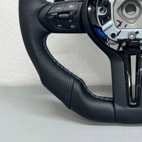 Volant en cuir M Sport pour BMW F01 F07 F10 F12 F15 F16 F20 F22 F25 F26 F30 F31 F32 F35 M5 F87 M3 F80 M3 F90 X5 E90 E71