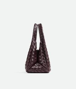 Bolso de hombro Bottega BV Travel Campana con silueta archivable en suave piel Intrecciato con cierre de lazo Veneta - Product Image 4