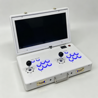 Console d'arcade portable classique multi-jeux pour 2 joueurs, avec écran LCD HD de 21 pouces, manette de combat rétro 3D, boîte de machine d'arcade