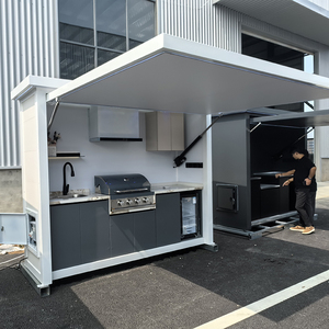 Meubles sur mesure pour la maison, armoire de cuisine extérieure en acier inoxydable 304 avec <span class=keywords><strong>four</strong></span> à pizza - Product Image 6
