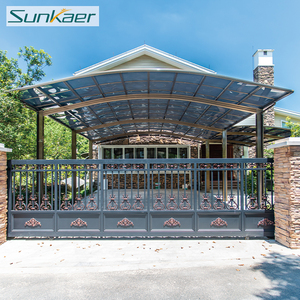 Abri de voiture en aluminium et polycarbonate SunkaerCheap : <span class=keywords><strong>Prix</strong></span> abordable, robuste et stable, protection solaire, auvent de voiture, <span class=keywords><strong>garage</strong></span> - Product Image 5