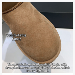 Stivali da <span class=keywords><strong>neve</strong></span> classici da <span class=keywords><strong>donna</strong></span> con Logo Designer stivali da lavoro Ultra Mini da uomo stivaletti invernali <span class=keywords><strong>scarpe</strong></span> pantofola - Product Image 2