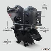 360 °   Attache rapide hydraulique rotative pour mini-excavatrice de 5 à 7 tonnes - Compatible CAT Kubota Komatsu