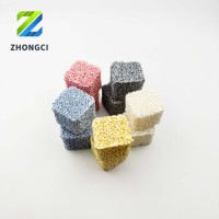 Médias filtrants écologiques en céramique poreuse pour aquariums – Vente directe usine de filtres en mousse céramique cinq couleurs – Médias filtrants en céramique