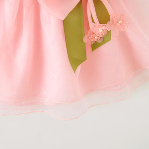 Vestido de Fiesta para Bebé Niña, Diseño 2022, Vestidos de Organdí con Lazos para Recién Nacidas - Product Image 3