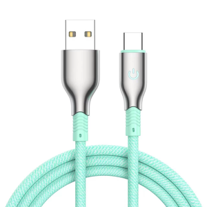 Commercio all'ingrosso tipo-c luce di respirazione cavo dati C a C cavo dati del telefono cellulare per Apple 15 cavo dati di ricarica veloce Samsung QC3.0 - Product Image 2