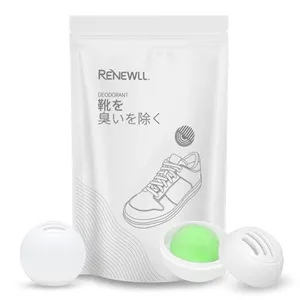 Lufterfrischer Verwenden schuh elektrische deodorant ball holzkohle schuh deodorizer 2 kapseln