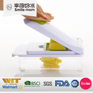 Precio bajo de alta calidad cortador cortadora de plástico multifunción cortador de verduras helicóptero agradable Dicer - Product Image 4