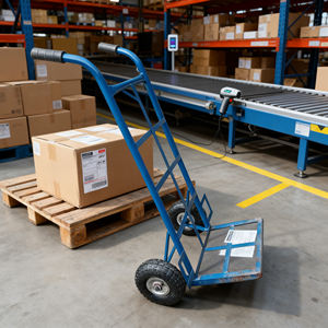 Carretilla <span class=keywords><strong>de</strong></span> Mano <span class=keywords><strong>de</strong></span> Acero Resistente <span class=keywords><strong>para</strong></span> Logística <span class=keywords><strong>de</strong></span> Almacén, Construcción, Transporte <span class=keywords><strong>de</strong></span> <span class=keywords><strong>Carga</strong></span> Industrial, OEM, Capacidad <span class=keywords><strong>de</strong></span> <span class=keywords><strong>Carga</strong></span> <span class=keywords><strong>de</strong></span> 300 kg - Product Image 2