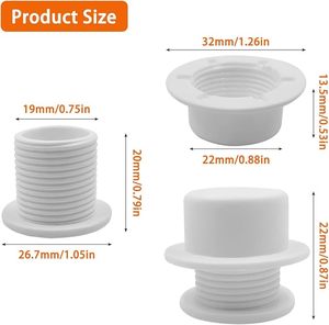 <b>Beach</b> Bag Replacement Buttons Threaded Plastic Buckle Large Rubber Handbag Rivet <b>Beach</b> Bag <b>Accessories</b>, for Rivet Replacement - Product Image 3