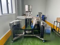 Chaudière à double enveloppe en acier inoxydable 304 à gaz entièrement automatique grande capacité avec agitateur pour la transformation alimentaire commerciale